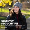 image:imageFunky Junque Adult Winter Beanie Slouchy Knit Skull Cap  Ribbed Cuff Hat for Men and Women Soft Acrylic Toboggan Warm and Lightweight Ski and Cold Weather Elastic Stretch FitGrey  Black  Beige  French Beige  4 Tone Mix