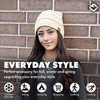 image:imageFunky Junque Adult Winter Beanie Slouchy Knit Skull Cap  Ribbed Cuff Hat for Men and Women Soft Acrylic Toboggan Warm and Lightweight Ski and Cold Weather Elastic Stretch FitLemonade