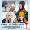 image:imageFunky Junque Adult Winter Beanie Slouchy Knit Skull Cap  Ribbed Cuff Hat for Men and Women Soft Acrylic Toboggan Warm and Lightweight Ski and Cold Weather Elastic Stretch FitBlack  Confetti