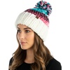 image:imageFunky Junque Aprs Ski Pom Pom Beanie for Women  Oversized Knit Winter Hat Warm Cozy Womens Hats for Ski Trips amp Snow DaysIvory Mix