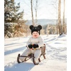 image:imageFunky Junque Baby Double Faux Fur Pom Pom Beanie amp Mittens Set  Newborn Infant 09 Months Winter Hat with Soft Lined MittensBlack 09 Months