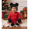 image:imageFunky Junque Baby Double Faux Fur Pom Pom Beanie amp Mittens Set  Newborn Infant 09 Months Winter Hat with Soft Lined MittensBlack 09 Months