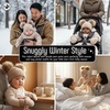 image:imageFunky Junque Baby Double Faux Fur Pom Pom Beanie amp Mittens Set  Newborn Infant 09 Months Winter Hat with Soft Lined MittensDiagonal Basketweave Beige 09 Months