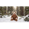 image:imageFunky Junque Baby Double Faux Fur Pom Pom Beanie amp Mittens Set  Newborn Infant 09 Months Winter Hat with Soft Lined MittensDiagonal Basketweave Beige 09 Months