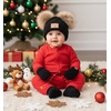 image:imageFunky Junque Baby Double Faux Fur Pom Pom Beanie amp Mittens Set  Newborn Infant 09 Months Winter Hat with Soft Lined MittensDiagonal Basketweave Black 09 Months