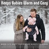 image:imageFunky Junque Baby Double Faux Fur Pom Pom Beanie amp Mittens Set  Newborn Infant 09 Months Winter Hat with Soft Lined MittensEar Flap Light Pink W Light Pink Mittens 09 Months