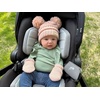 image:imageFunky Junque Baby Double Faux Fur Pom Pom Beanie amp Mittens Set  Newborn Infant 09 Months Winter Hat with Soft Lined MittensIndi Pink 09 Months