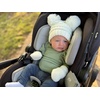 image:imageFunky Junque Baby Double Faux Fur Pom Pom Beanie amp Mittens Set  Newborn Infant 09 Months Winter Hat with Soft Lined MittensIvory 09 Months
