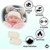 image:imageFunky Junque Baby Double Faux Fur Pom Pom Beanie amp Mittens Set  Newborn Infant 09 Months Winter Hat with Soft Lined MittensLeopard Beige 09 Months