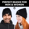 image:imageFunky Junque Basics Beanies Hats for Men Women Winter Hats Soft Warm Unisex Cuffed Ski Beanie Knitted Skull Cap TobogganBlack