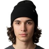 image:imageFunky Junque Basics Beanies Hats for Men Women Winter Hats Soft Warm Unisex Cuffed Ski Beanie Knitted Skull Cap TobogganBlack