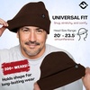 image:imageFunky Junque Basics Beanies Hats for Men Women Winter Hats Soft Warm Unisex Cuffed Ski Beanie Knitted Skull Cap TobogganBrown