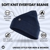 image:imageFunky Junque Basics Beanies Hats for Men Women Winter Hats Soft Warm Unisex Cuffed Ski Beanie Knitted Skull Cap TobogganNavy