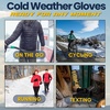 image:imageFunky Junque Basics Touch Screen Gloves for Men Knitted Cold Weather Tech Winter Mens Gloves with Touchcreen fingersBlack