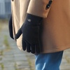 image:imageFunky Junque Basics Touch Screen Gloves for Men Knitted Cold Weather Tech Winter Mens Gloves with Touchcreen fingersBlack