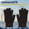 image:imageFunky Junque Basics Touch Screen Gloves for Men Knitted Cold Weather Tech Winter Mens Gloves with Touchcreen fingersCharcoal