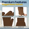 image:imageFunky Junque Basics Touch Screen Gloves for Men Knitted Cold Weather Tech Winter Mens Gloves with Touchcreen fingersEspresso Brown