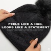 image:imageFunky Junque Beanie for Women Ultra Soft Chenille Faux Fur Pom Pom Winter Hats Warm Ski Cap FashionBlack