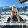 image:imageFunky Junque Beanie for Women Ultra Soft Chenille Faux Fur Pom Pom Winter Hats Warm Ski Cap FashionDaisy  Beige