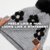 image:imageFunky Junque Beanie for Women Ultra Soft Chenille Faux Fur Pom Pom Winter Hats Warm Ski Cap FashionDaisy  Grey