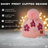 image:imageFunky Junque Beanie for Women Ultra Soft Chenille Faux Fur Pom Pom Winter Hats Warm Ski Cap FashionDaisy  Rose