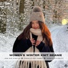 image:imageFunky Junque Beanie for Women Ultra Soft Chenille Faux Fur Pom Pom Winter Hats Warm Ski Cap FashionTerry Chenille  Light Grey