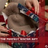 image:imageFunky Junque Beanie for Women Ultra Soft Chenille Faux Fur Pom Pom Winter Hats Warm Ski Cap FashionTerry Chenille  Taupe