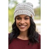 image:imageFunky Junque Confetti Knit Beanie for Women  Colorful Slouchy Cute Beanies Cable Knitted Womens Winter Hats Cozy FashionIvory
