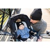 image:imageFunky Junque Cozy Infant Pom Pom Beanie amp Fleece Lined Mitten Winter SetBlack Faux Fur Pom 09 Mo