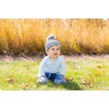 image:imageFunky Junque Cozy Infant Pom Pom Beanie amp Fleece Lined Mitten Winter SetLeopard Beige 09 Mo