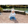 image:imageFunky Junque Cozy Infant Pom Pom Beanie amp Fleece Lined Mitten Winter SetLeopard Latte W Leopard Mittens 09 Mo
