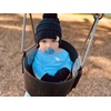 image:imageFunky Junque Cozy Infant Pom Pom Beanie amp Fleece Lined Mitten Winter SetNavy String Pom 09 Mo