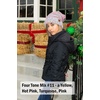 image:imageFunky Junque Cozy Slouchy Cable Knit Beanie  Warm Winter Hat for Women2 Tone TealMint 15