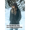 image:imageFunky Junque Cozy Slouchy Cable Knit Beanie  Warm Winter Hat for WomenFour Tone Mix 31  Grey  Black  Beige  Lt French Beige