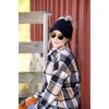 image:imageFunky Junque Exclusives Ponytail Beanie for Women  Cable Knit Womens Winter Hat High Pony Tail Running BeaniesBlack  Brim Cap
