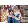 image:imageFunky Junque Exclusives Ponytail Beanie for Women  Cable Knit Womens Winter Hat High Pony Tail Running BeaniesBlack  Purple  Orange  Teal  4 Tone Mix