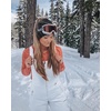 image:imageFunky Junque Exclusives Ponytail Beanie for Women  Cable Knit Womens Winter Hat High Pony Tail Running BeaniesBlack
