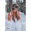image:imageFunky Junque Exclusives Ponytail Beanie for Women  Cable Knit Womens Winter Hat High Pony Tail Running BeaniesDove Grey  Confetti