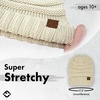 image:imageFunky Junque Exclusives Slouchy Beanie for Women  Oversized Winter Hat Chunky Cable Knit Beanies Unisex Cold Weather HatsBeige