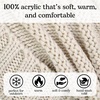 image:imageFunky Junque Exclusives Slouchy Beanie for Women  Oversized Winter Hat Chunky Cable Knit Beanies Unisex Cold Weather HatsBeige