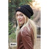 image:imageFunky Junque Exclusives Slouchy Beanie for Women  Oversized Winter Hat Chunky Cable Knit Beanies Unisex Cold Weather HatsBlack