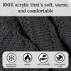 image:imageFunky Junque Exclusives Slouchy Beanie for Women  Oversized Winter Hat Chunky Cable Knit Beanies Unisex Cold Weather HatsCharcoal