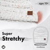 image:imageFunky Junque Exclusives Slouchy Beanie for Women  Oversized Winter Hat Chunky Cable Knit Beanies Unisex Cold Weather HatsIvory  Confetti