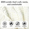 image:imageFunky Junque Exclusives Slouchy Beanie for Women  Oversized Winter Hat Chunky Cable Knit Beanies Unisex Cold Weather HatsIvory