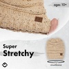 image:imageFunky Junque Exclusives Slouchy Beanie for Women  Oversized Winter Hat Chunky Cable Knit Beanies Unisex Cold Weather HatsLatte  Confetti