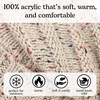 image:imageFunky Junque Exclusives Slouchy Beanie for Women  Oversized Winter Hat Chunky Cable Knit Beanies Unisex Cold Weather HatsOatmeal  Confetti