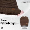 image:imageFunky Junque Exclusives Slouchy Beanie for Women  Oversized Winter Hat Chunky Cable Knit Beanies Unisex Cold Weather HatsOlive
