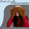image:imageFunky Junque Faux Fur Flip Mittens Womens Warm Convertible Fingerless GlovesCoffee