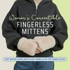 image:imageFunky Junque Faux Fur Flip Mittens Womens Warm Convertible Fingerless GlovesFaux Fur  Beige