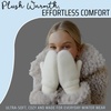 image:imageFunky Junque Faux Fur Flip Mittens Womens Warm Convertible Fingerless GlovesGlitter  Ivory